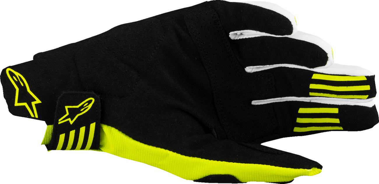 ALPINESTARS Techstar MX Gloves - Black/Fluo Yellow - Small 3560125-155-S