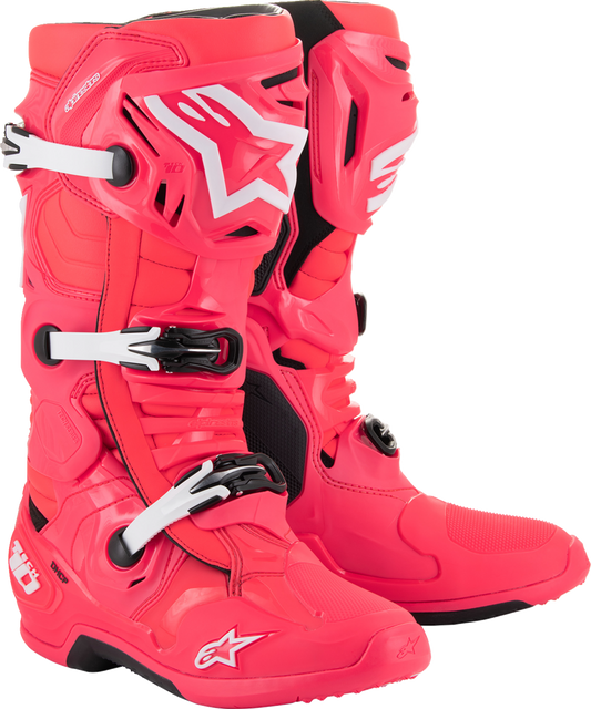 ALPINESTARS Tech 10 Boots - Diva Pink/White - US 9 2010020-3812-9