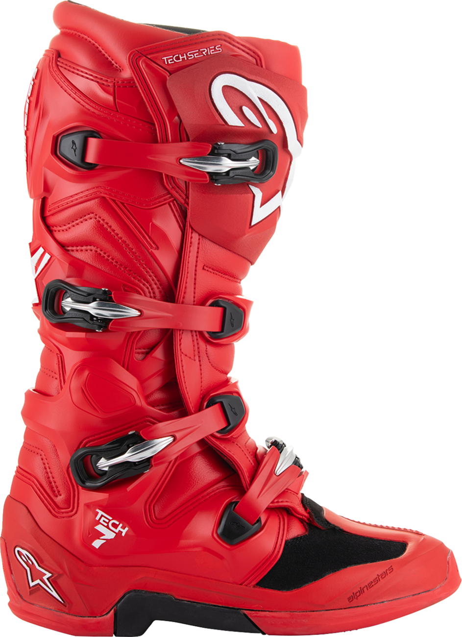 ALPINESTARS Tech 7 Boots - Bright Red - US 14 2012025-3010-14