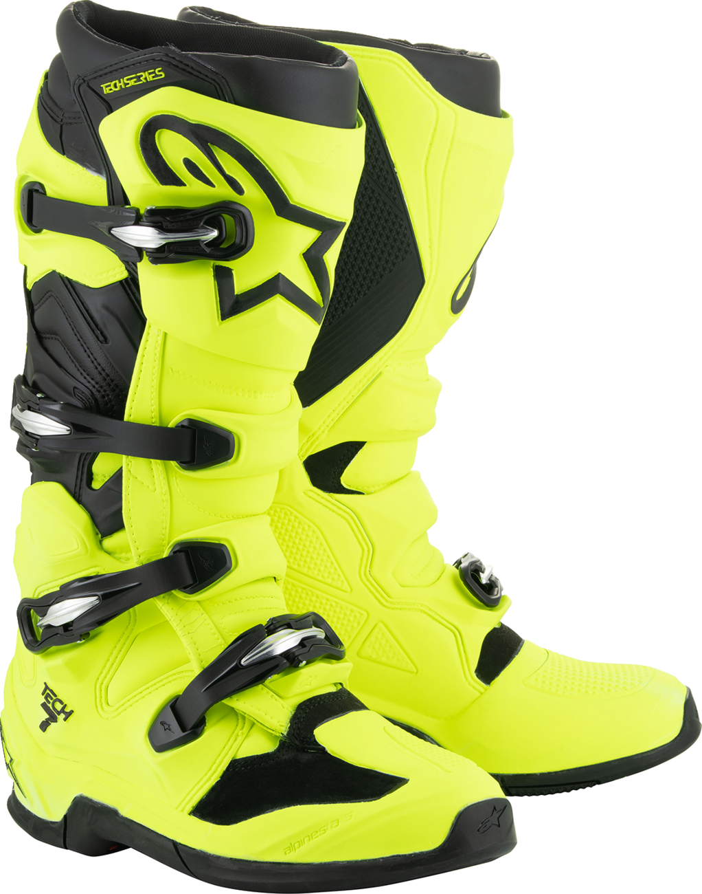 ALPINESTARS Tech 7 Boots - Fluorescent Yellow/Black - US 8 2012025-551-8