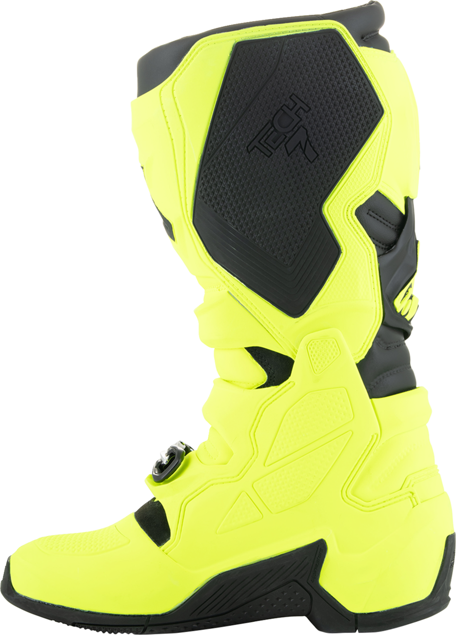 ALPINESTARS Tech 7 Boots - Fluorescent Yellow/Black - US 14 2012025-551-14