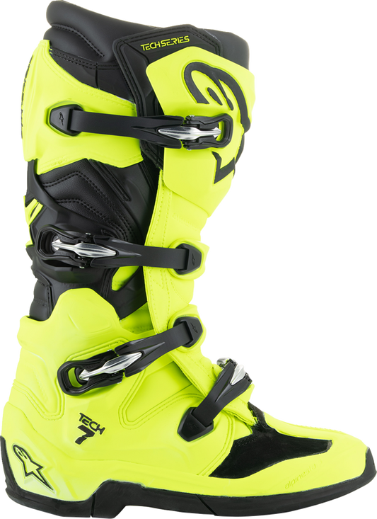 Alpinestars Tech 7 Boots - Fluorescent Yellow/Black