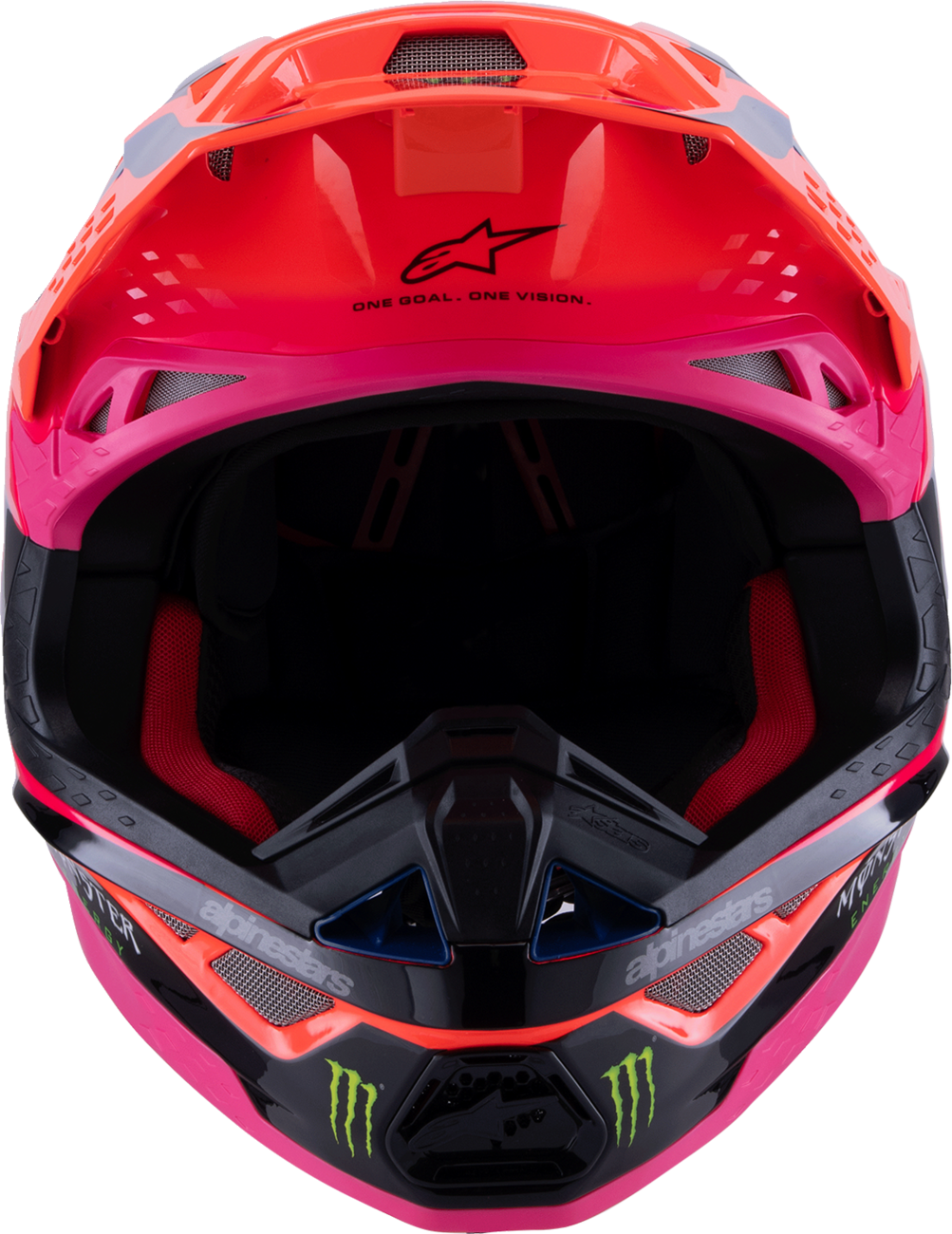 ALPINESTARS Supertech M10 Helmet - Deegan Monster - MIPS? - Gloss Orange Fluo/Purple/Pink Fluo - XL 8300425-433-XL
