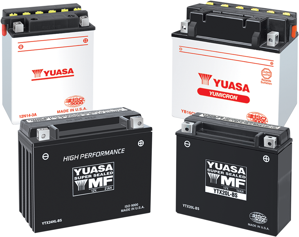 YUASA AGM Battery - YTX20L-BS - .93 L YUAM320BS