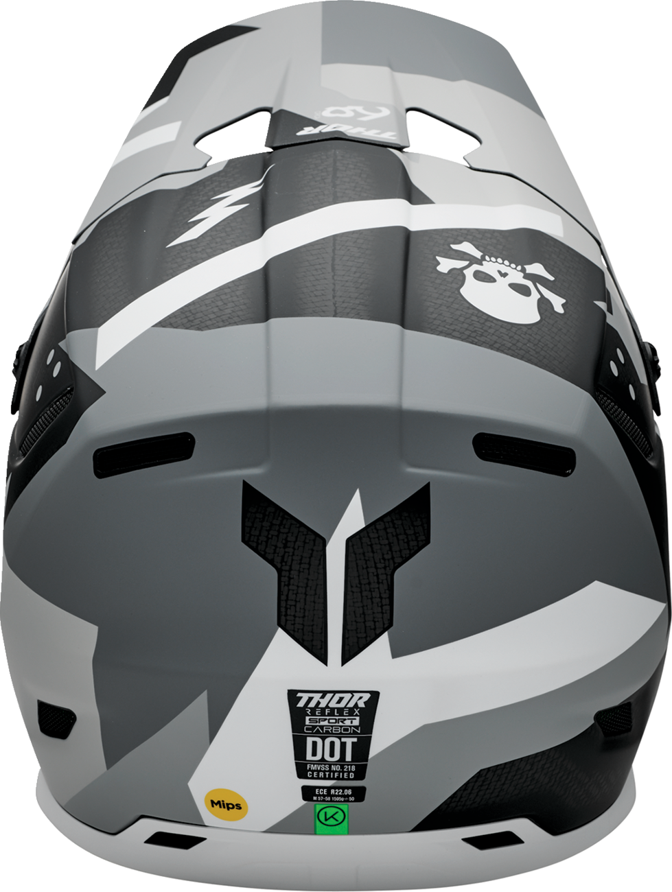THOR Reflex Sport Helmet - Carbon Brave - MIPS® - Gray/White - XL 0110-8761