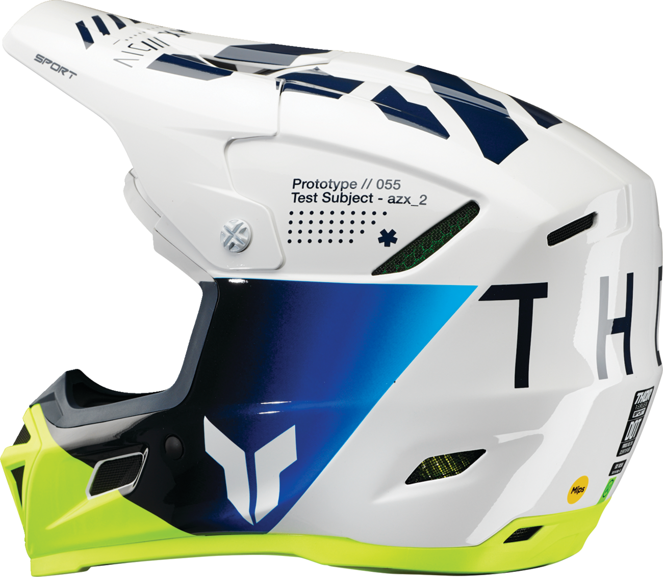 THOR Reflex Sport Helmet - Strike - MIPS® - Navy/Acid - Medium 0110-8789