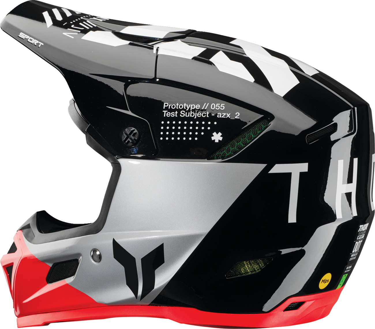 THOR Reflex Sport Helmet - Strike - MIPS® - Black/Red - 2XL 0110-8786