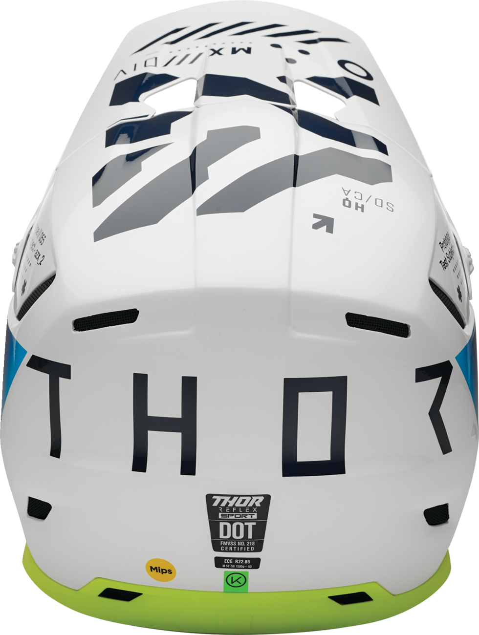 THOR Reflex Sport Helmet - Strike - MIPS® - Navy/Acid - Small 0110-8788