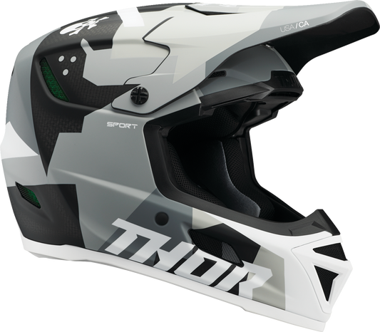 THOR Reflex Sport Helmet - Carbon Brave - MIPS® - Gray/White - Small 0110-8758