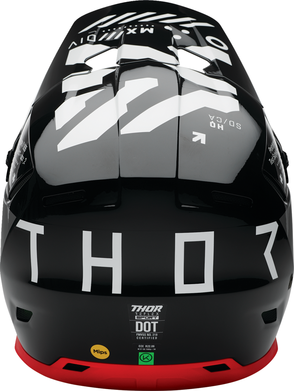THOR Reflex Sport Helmet - Strike - MIPS® - Black/Red - Large 0110-8784