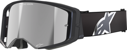 ALPINESTARS GOGGLES Supertech Goggle - Corp - Black/Gray - ABS Vision - Silver Mirror 5100325-1513