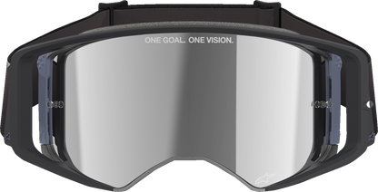 ALPINESTARS GOGGLES Supertech Goggle - Corp - Black/Gray - ABS Vision - Silver Mirror 5100325-1513