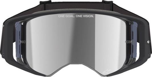 ALPINESTARS GOGGLES Supertech Goggle - Corp - Black/Gray - ABS Vision - Silver Mirror 5100325-1513