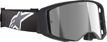 ALPINESTARS GOGGLES Supertech Goggle - Corp - Black/Gray - ABS Vision - Silver Mirror 5100325-1513