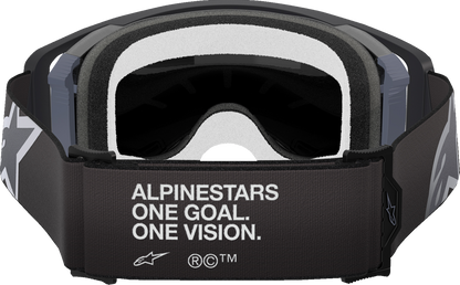 ALPINESTARS GOGGLES Supertech Goggle - Corp - Black/Gray - ABS Vision - Silver Mirror 5100325-1513