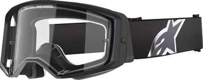 ALPINESTARS GOGGLES Supertech Goggle - Corp - Black/Gray - Clear 5100125-1507