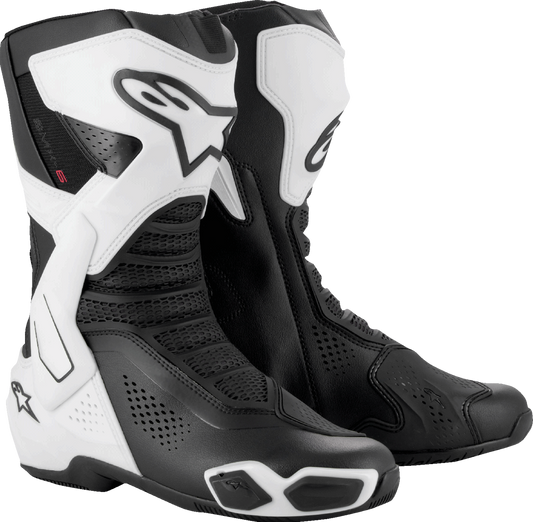 ALPINESTARS SMX-6 V3 Vented Boots - Black/White - US 10.5/EU 45 2223225-21-45