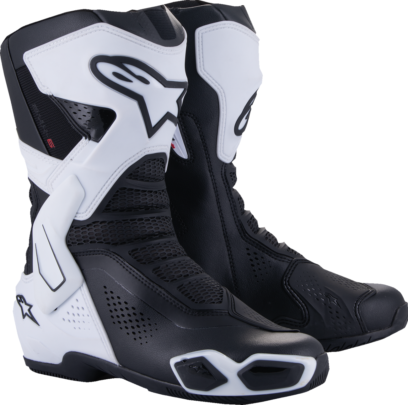 ALPINESTARS Stella SMX-6 V3 Vented Boots - Black/White - US 7 / EU 38 2223425-21-38