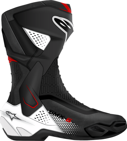 Alpinestars SMX-6 V3 Boots - Black/White/Red Graphic