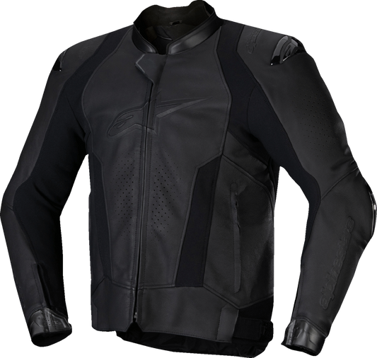 ALPINESTARS Missile v3 Leather Jacket - Black/Black - US 44 / EU 54 3100125-1100-54