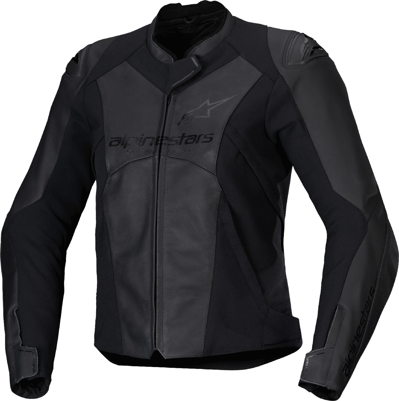 ALPINESTARS Stella Faster v3 Leather Jacket - Black/Black - US 2 / EU 38 3113625-1100-38