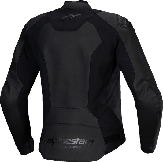 Alpinestars Stella Faster v3 Leather Jacket - Black/Black