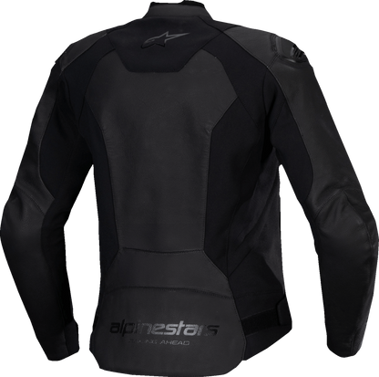 Alpinestars Stella Faster v3 Leather Jacket - Black/Black