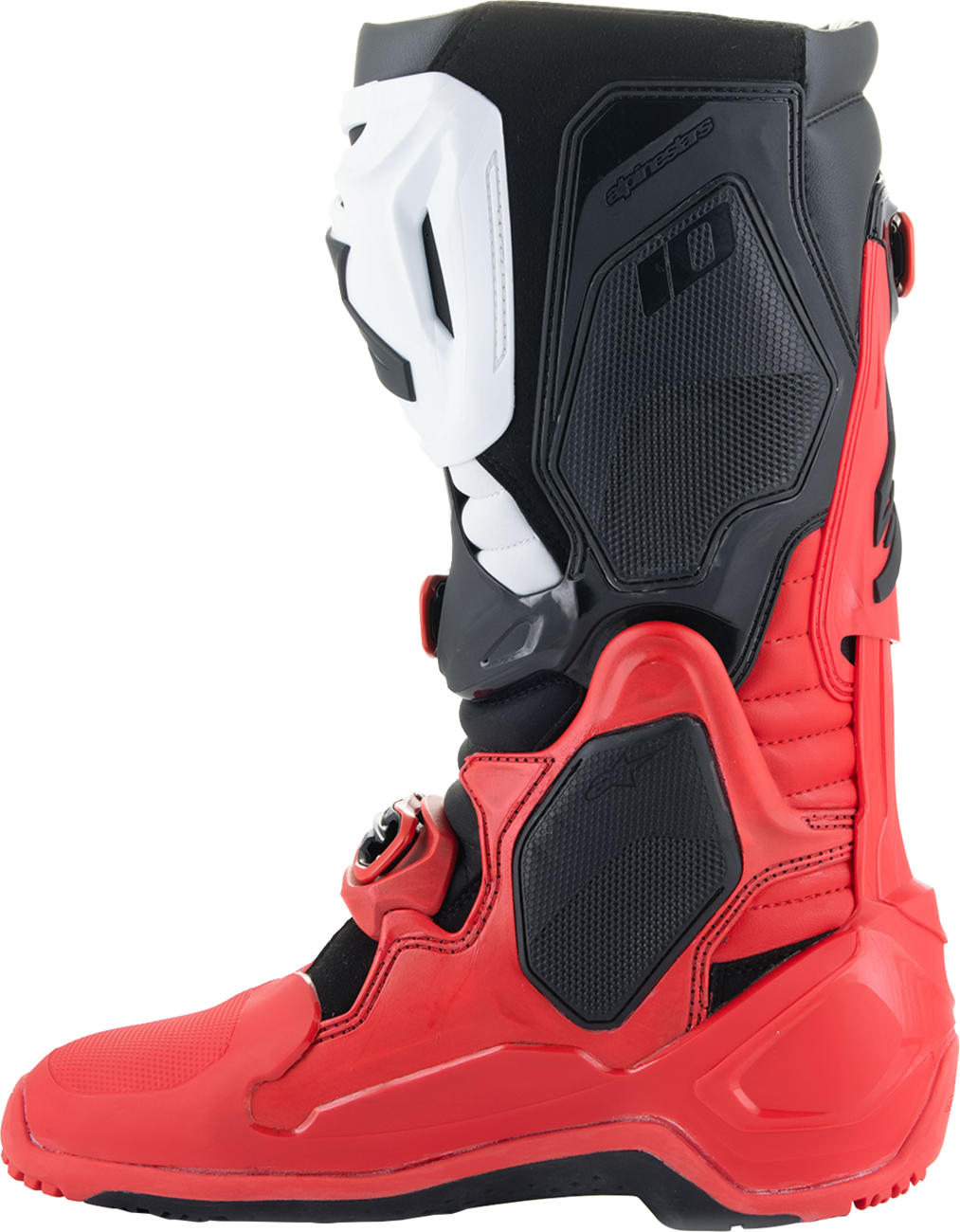 ALPINESTARS Tech 10 Enduro Boots - Bright Red/Black/White - US 9 2010025-3016-9