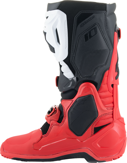 Alpinestars Tech 10 Enduro Boots - Bright Red/Black/White