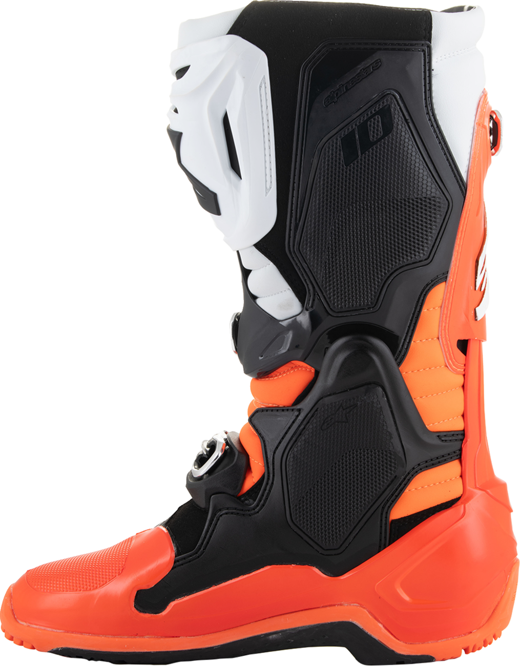 ALPINESTARS Tech 10 Enduro Boots - Fluorescent Orange/Black/White - US 10 2010025-4512-10