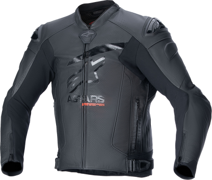 Alpinestars GP Plus R v4 Airflow Leather Jacket - Black/Black