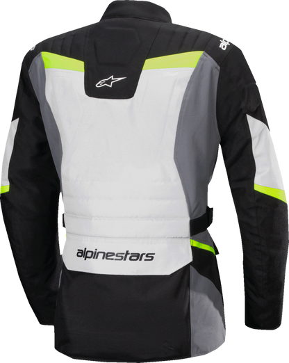 Alpinestars Stella ST-1 Waterproof Jacket - Ice Gray/Black/Yellow Fluo