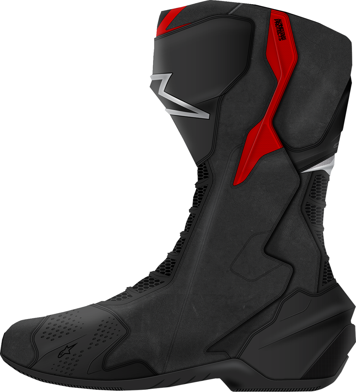 ALPINESTARS SMX-6 V3 Boots - Black/Silver/Red - US 8/EU 42 2223025-199-42