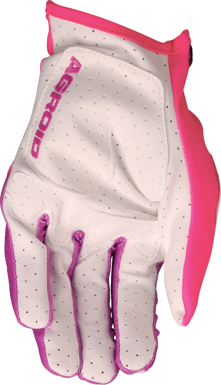 Moose Offroad Agroid™ Pro Gloves - Pink/White