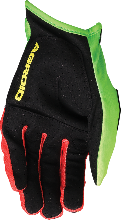 Moose Offroad Agroid™ Pro Gloves - Green/Red