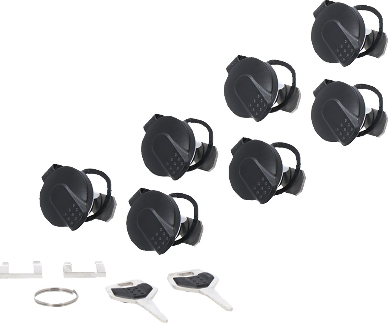 SW-MOTECH TRAX Lock Set - 7 Matching Locks with Keys ALK.00.165.16200