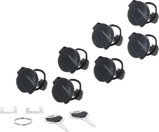 SW-MOTECH TRAX Lock Set - 7 Matching Locks with Keys ALK.00.165.16200