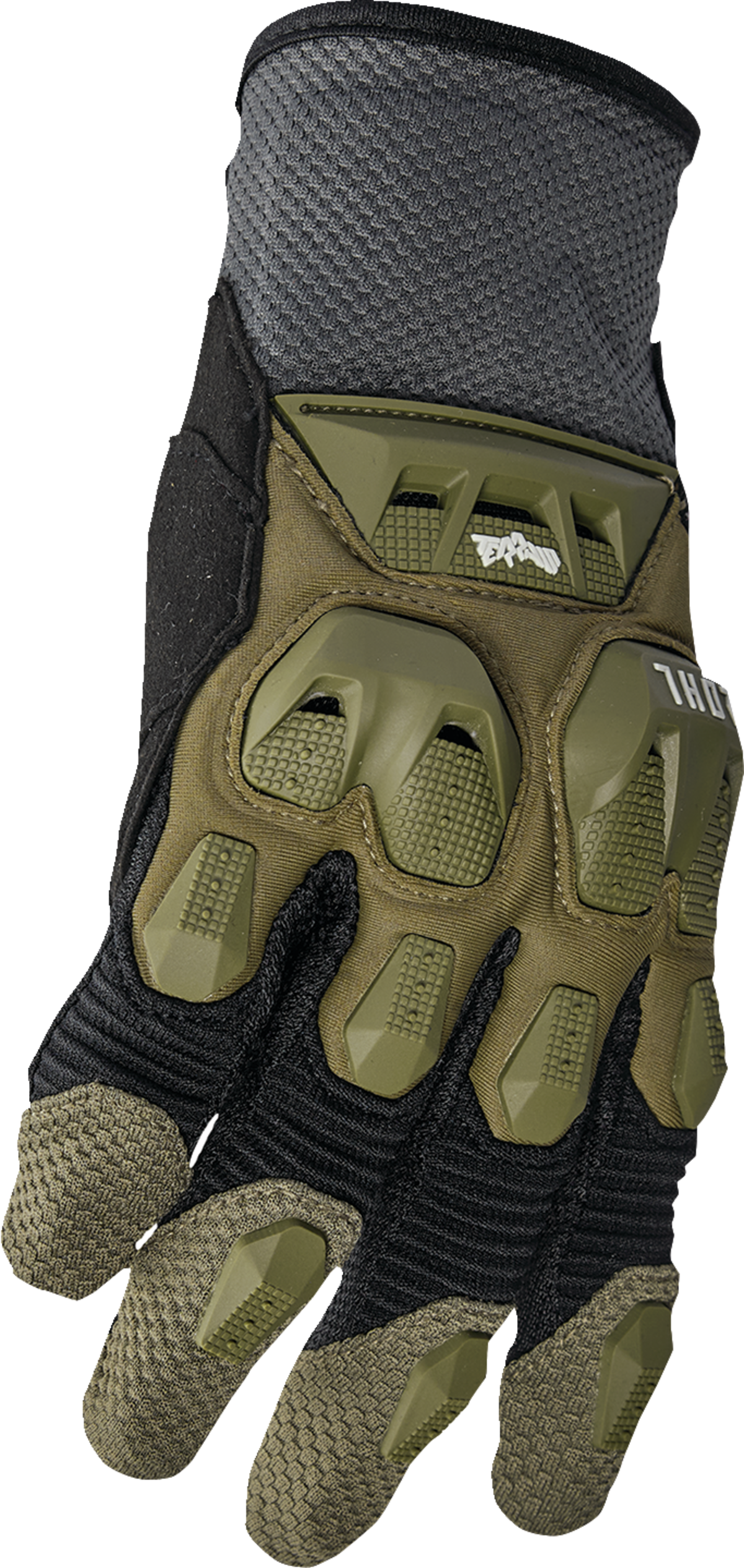 Thor Terrain Gloves - Army/Charcoal