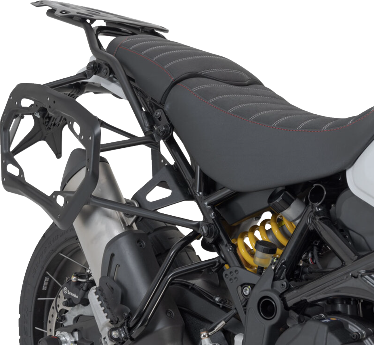 SW-MOTECH PRO Side Carrier - Left/Right - Black - Ducati - DesertX KFT.22.995.30001/B