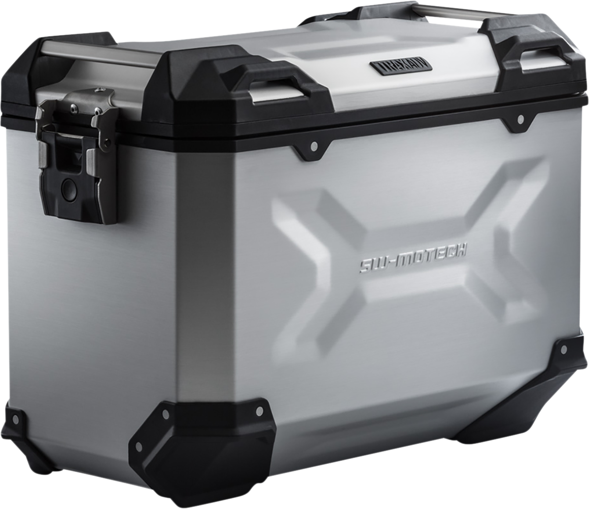 SW-MOTECH TRAX ADV Hard Case - 45 Liter - Silver - Left ALK.00.733.10000L/S