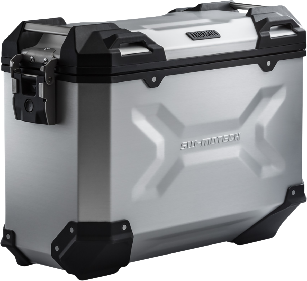 SW-MOTECH TRAX ADV Hard Case - 37 Liter - Silver - Left ALK.00.733.11000L/S