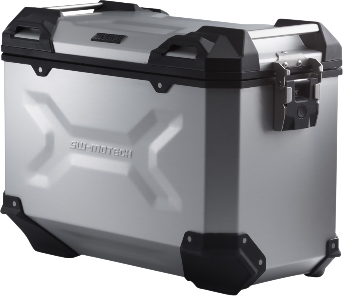 SW-MOTECH TRAX ADV Hard Case - 45 Liter - Silver - Right ALK.00.733.10000R/S