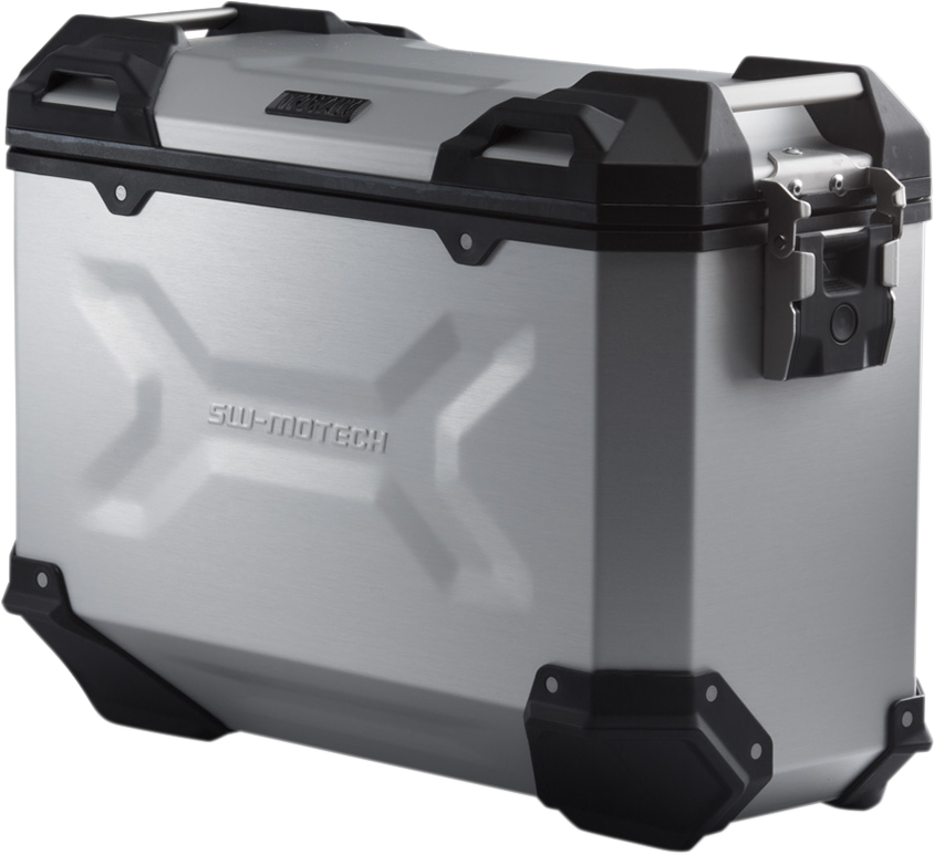 SW-MOTECH TRAX ADV Hard Case - 37 Liter - Silver - Right ALK.00.733.11000R/S