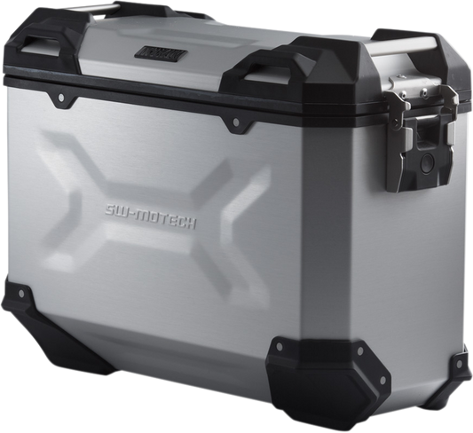 SW-MOTECH TRAX ADV Hard Case - 37 Liter - Silver - Right ALK.00.733.11000R/S