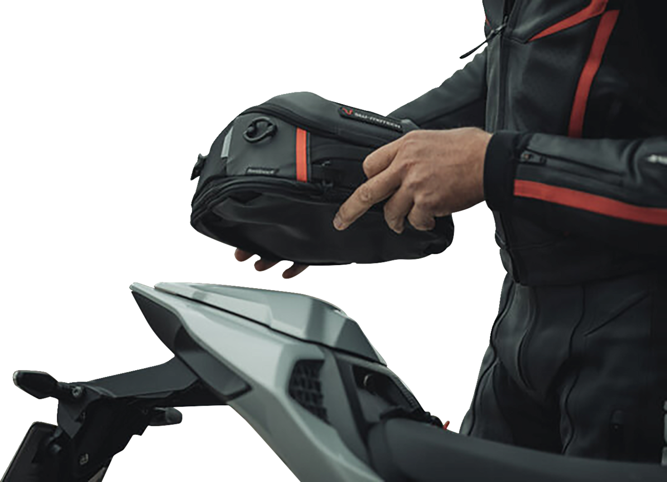 SW-MOTECH PRO Roadpack Tail Bag - 8 to 14 Liter - Black/Anthracite BC.HTA.00.307.30000