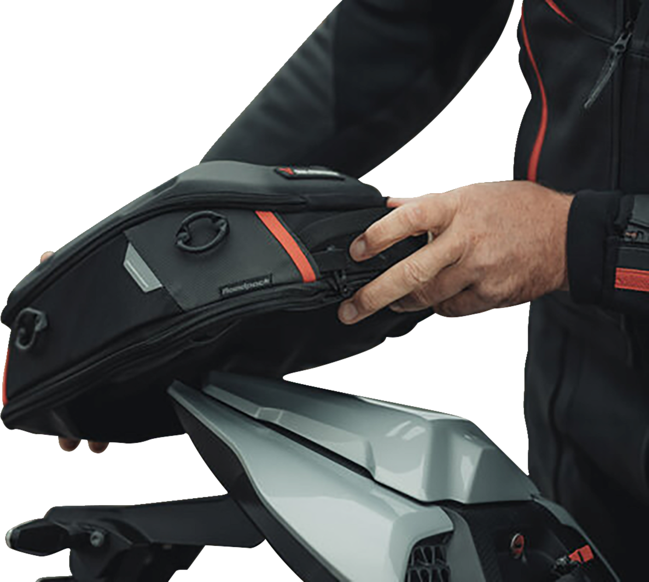 SW-MOTECH PRO Roadpack Tail Bag - 8 to 14 Liter - Black/Anthracite BC.HTA.00.307.30000