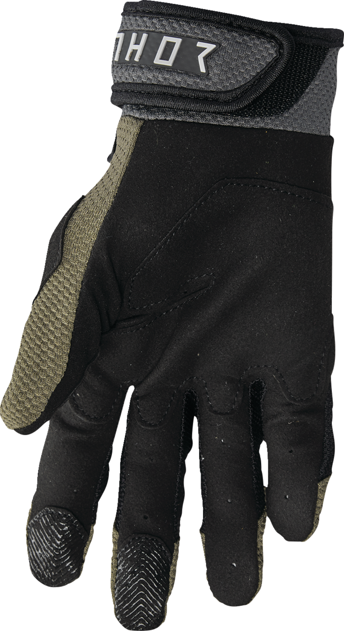 Thor Terrain Gloves - Army/Charcoal