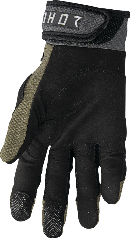 Thor Terrain Gloves - Army/Charcoal