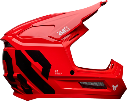 Thor Youth Fleet Helmet - Forge - Red