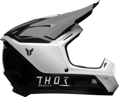 Thor Youth Fleet Helmet - Storm - Black/White